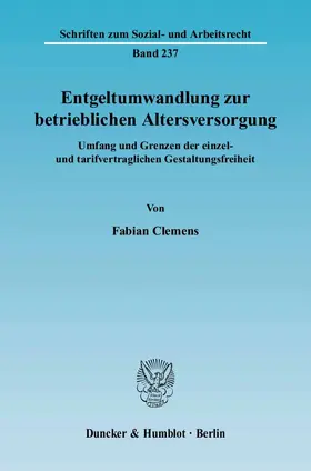 Entgeltumwandlung zur betrieblichen Altersversorgung.
