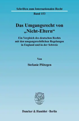 Das Umgangsrecht von "Nicht-Eltern"