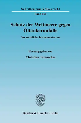 Schutz der Weltmeere gegen Öltankerunfälle.