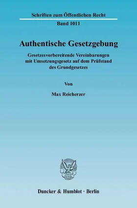 Authentische Gesetzgebung