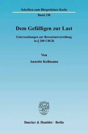 Dem Gefälligen zur Last.