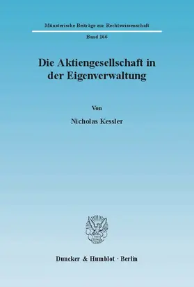 Die Aktiengesellschaft in der Eigenverwaltung.