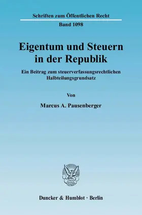 Eigentum und Steuern in der Republik