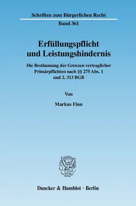 Erfüllungspflicht und Leistungshindernis