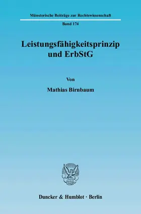 Leistungsfähigkeitsprinzip und ErbStG