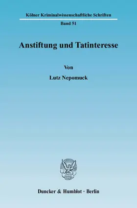 Anstiftung und Tatinteresse