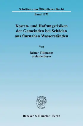Kosten- und Haftungsrisiken der Gemeinden bei Schäden aus flurnahen Wasserständen