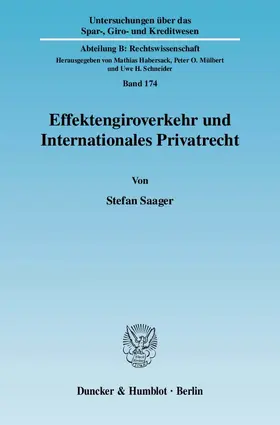 Effektengiroverkehr und Internationales Privatrecht
