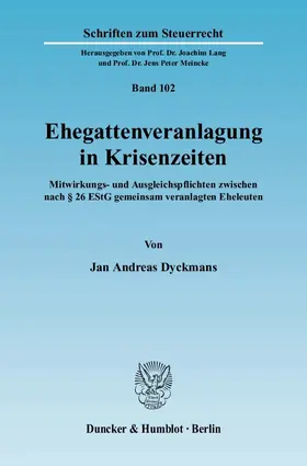 Ehegattenveranlagung in Krisenzeiten