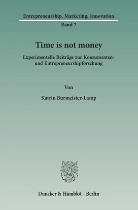 Time is not money