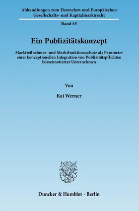Ein Publizitätskonzept