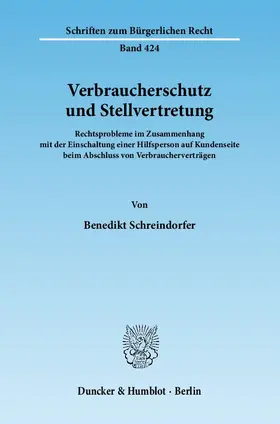 Verbraucherschutz und Stellvertretung