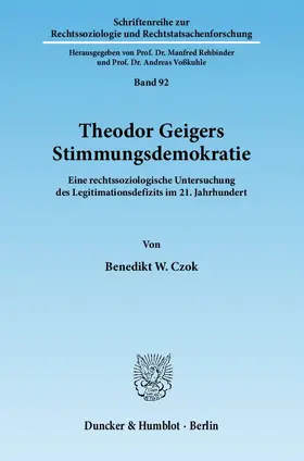 Theodor Geigers Stimmungsdemokratie