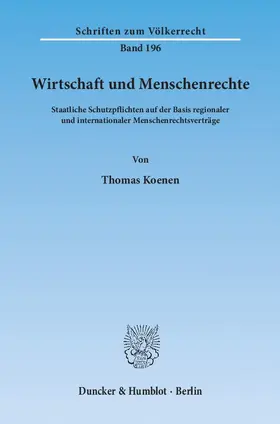 Wirtschaft und Menschenrechte