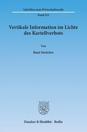 Vertikale Information im Lichte des Kartellverbots
