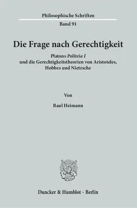 Die Frage nach Gerechtigkeit.