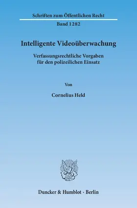 Intelligente Videoüberwachung.