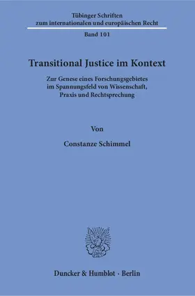 Transitional Justice im Kontext