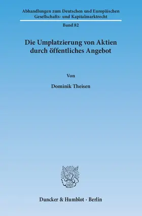 Die Umplatzierung von Aktien durch öffentliches Angebot