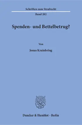 Spenden- und Bettelbetrug?