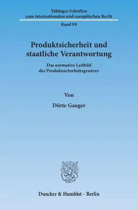 Produktsicherheit und staatliche Verantwortung