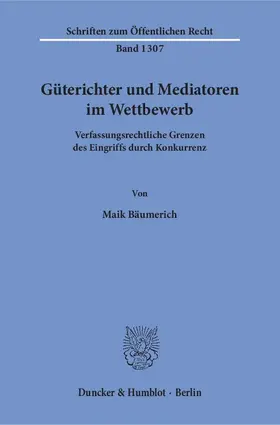 Güterichter und Mediatoren im Wettbewerb