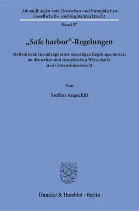 "Safe harbor"-Regelungen.