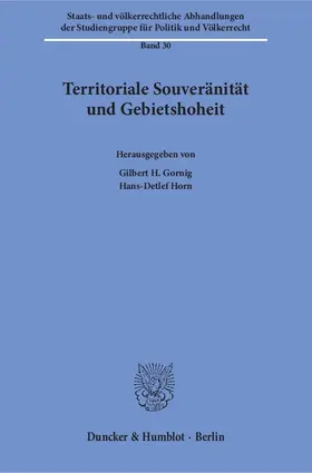 Territoriale Souveränität und Gebietshoheit