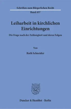 Leiharbeit in kirchlichen Einrichtungen