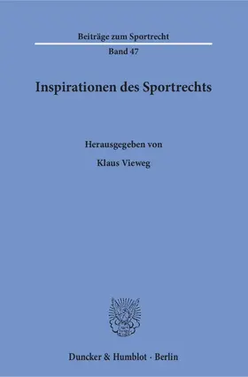 Inspirationen des Sportrechts