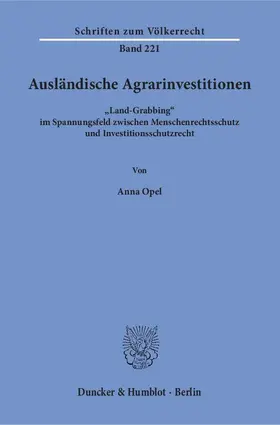 Ausländische Agrarinvestitionen