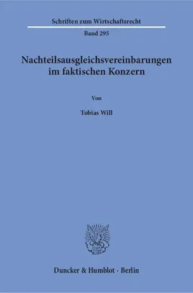 Nachteilsausgleichsvereinbarungen im faktischen Konzern