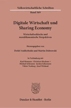 Digitale Wirtschaft und Sharing Economy