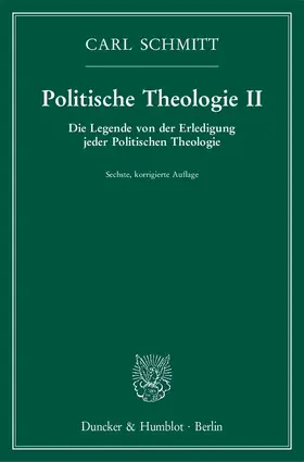 Politische Theologie II