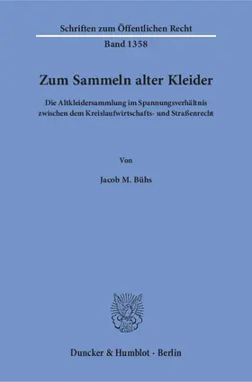 Zum Sammeln alter Kleider