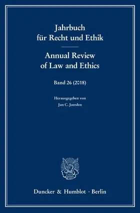 Jahrbuch für Recht und Ethik - Annual Review of Law and Ethics.