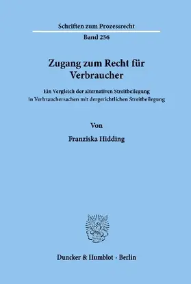 Zugang zum Recht für Verbraucher.
