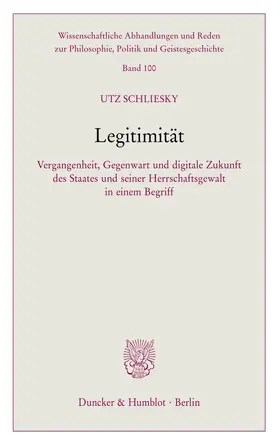 Legitimität.