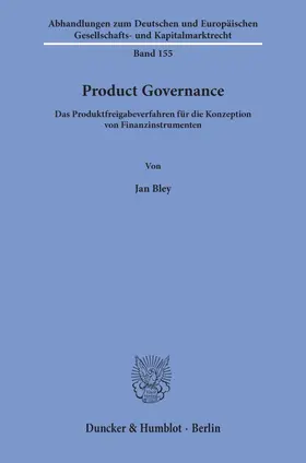 Product Governance.