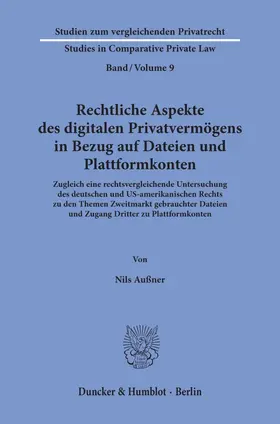 Rechtliche Aspekte des digitalen Privatvermögens in Bezug auf Dateien und Plattformkonten.
