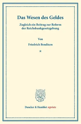 Das Wesen des Geldes