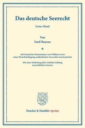 Das deutsche Seerecht