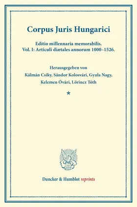 Corpus Juris Hungarici