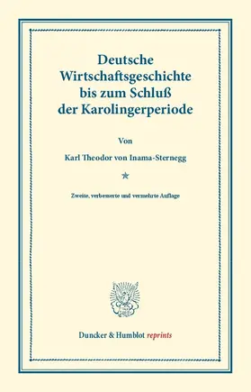 Deutsche Wirtschaftsgeschichte.