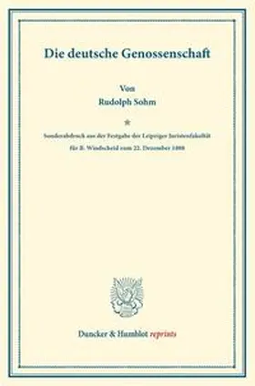 Die deutsche Genossenschaft