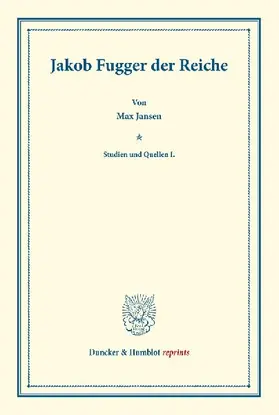 Jakob Fugger der Reiche.