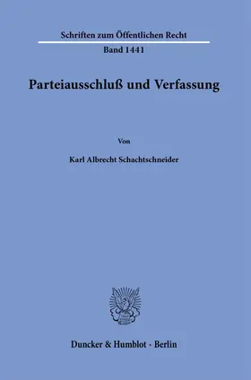 Parteiausschluß und Verfassung.