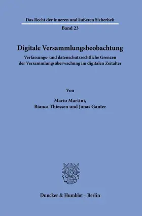 Digitale Versammlungsbeobachtung.
