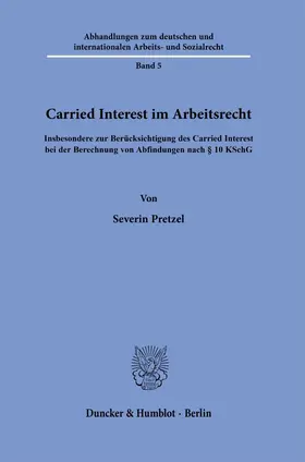Carried Interest im Arbeitsrecht