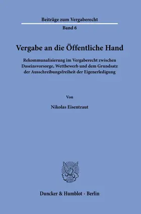 Vergabe an die Öffentliche Hand